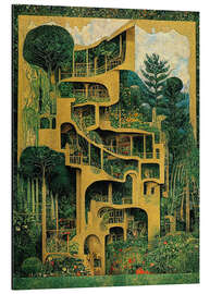 Magnettafel Magische Gärten - Collage VIII