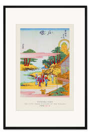 Gerahmter Kunstdruck Totsuka Juku - 53 Stations of the Tokaido