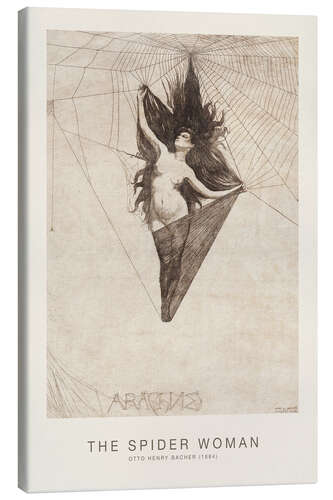 Canvas print Arachne, The Spider Woman, 1884