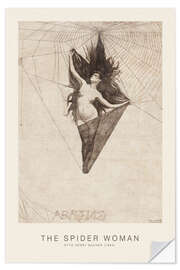 Selvklebende plakat Arachne, The Spider Woman, 1884