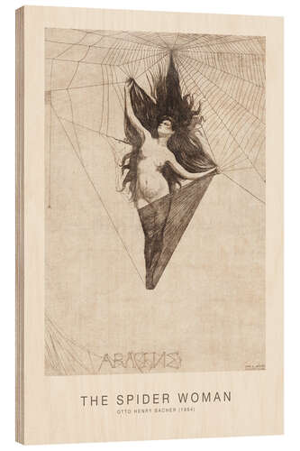 Puutaulu Arachne, The Spider Woman, 1884