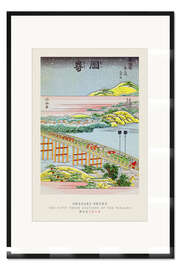 Gerahmter Kunstdruck Okazaki Shuku - 53 Stations of the Tokaido