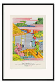 Gerahmter Kunstdruck Ishiyakushi Juku - 53 Stations of the Tokaido