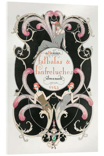 Quadro em acrílico Falbalas & Fanfreluches Fashion Illustration, 1923