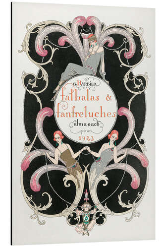 Tableau en aluminium Falbalas & Fanfreluches Fashion Illustration, 1923