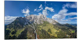 Gallery print Aerial view of the Hochkönig, Austria