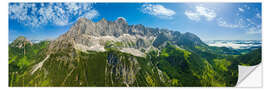 Sticker mural Breithorn, Schönfeldspitze and Selbhorn in Panorama