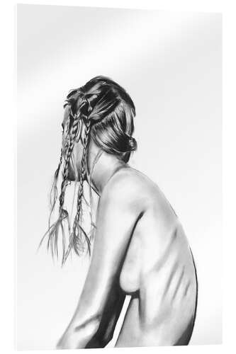 Acrylic print Braids