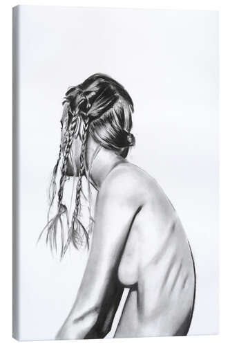 Canvas print Braids