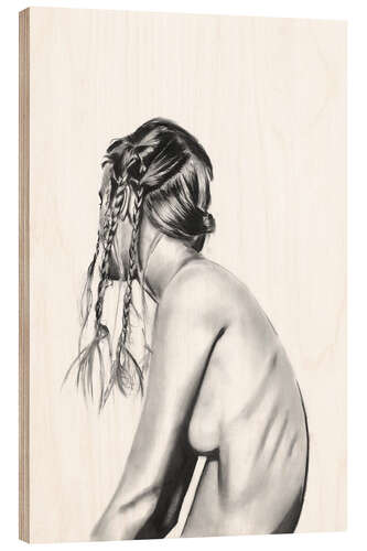 Tableau en bois Braids