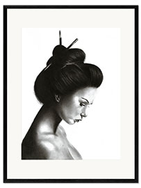 Framed art print Modern Geisha