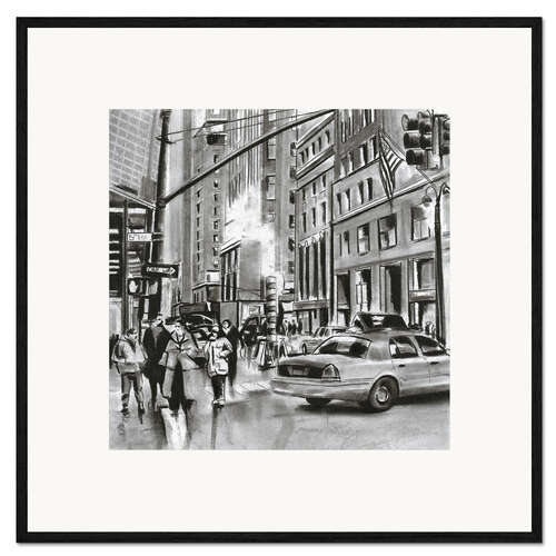 Framed art print New York People