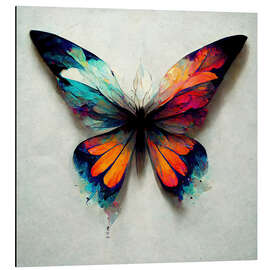 Aluminium print Fantasy Butterfly