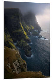 Gallery print Moody light and clouds on Suðuroy on the Faroe Islands