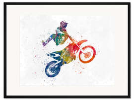 Gerahmter Kunstdruck Motorcycle V