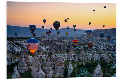 PVC print Hot air balloons in Cappadocia, Turkey