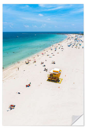 Vinilo para la pared Verano en la playa de Miami