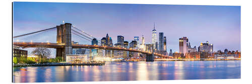 Stampa su plexi-alluminio New York skyline panorama