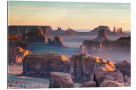 Gallery Print Sonnenaufgang und Morgennebel im Monument Valley