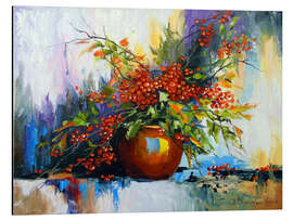 Magnettafel Strauß mit Beerenzweigen