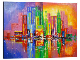 Magnettafel Die Stadt der glücklichen Menschen