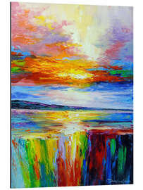 Magnettafel Am Rande eines hellen Abgrunds