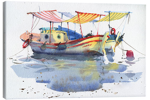 Quadro em tela Recreational boats I