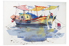 Foam board print Recreational boats I