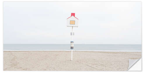 Wall sticker Birdhouse on the beach