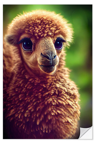 Naklejka na ścianę Baby Camel