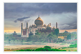Poster Taj Mahal in Agra II
