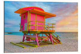 Magnettafel Miami Beach - Art-déco-Strandhaus IV