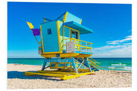 Foam board print Miami Beach - Art Deco Beach House III