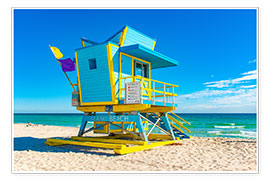 Tableau  Miami Beach - Art Deco Beach House III - HADYPHOTO