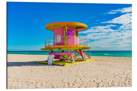 Aluminium print Miami Beach - Art Deco Beach House II