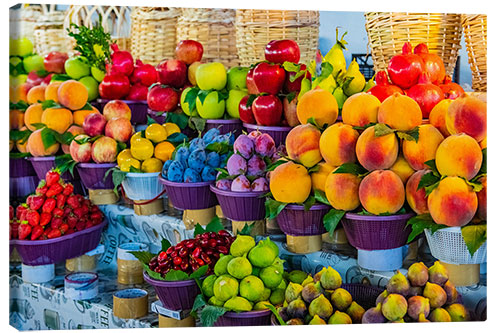 Canvas print Fruits at the GUM market in Yerevan