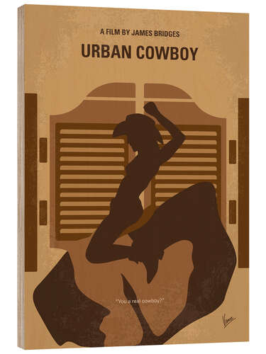 Stampa su legno Urban Cowboy