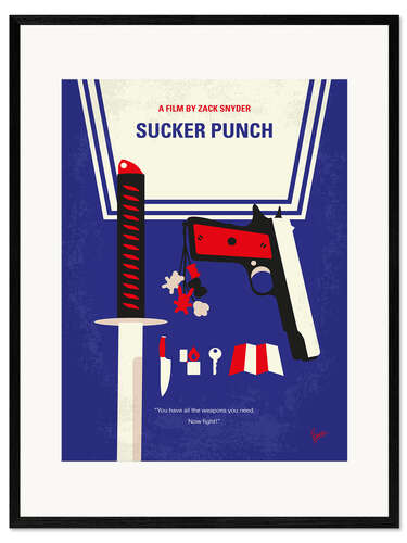 Gerahmter Kunstdruck Sucker Punch