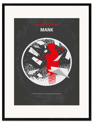 Stampa artistica con cornice Mank