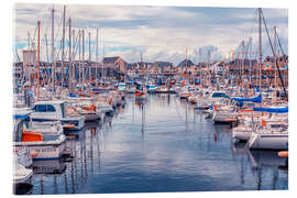 Acrylic print At the Harbor of Guérande