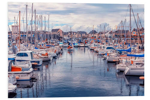 Foam board print At the Harbor of Guérande