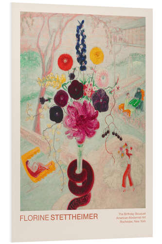 Tableau en PVC Birthday Bouquet (Flowers with Snake), 1932