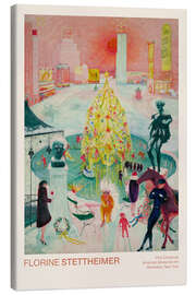 Lærredsbillede  Pink Christmas, 1930-1940 - Florine Stettheimer
