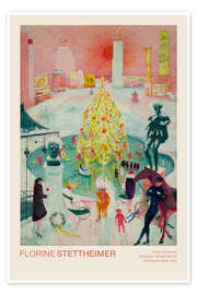 Plakat Pink Christmas, 1930-1940 - Florine Stettheimer