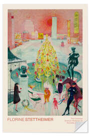 Adesivo murale Pink Christmas, 1930-1940