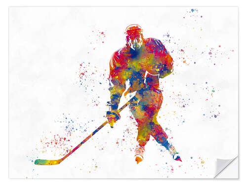 Wall sticker Ice Hockey Player VI