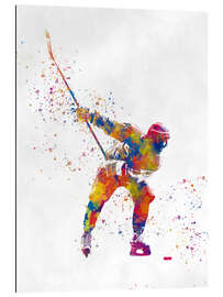 Tableau en plexi-alu Ice Hockey Player VII