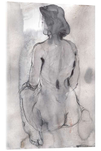 Acrylic print Sensual female nude II