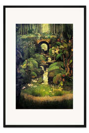 Gerahmter Kunstdruck Magische Natur II