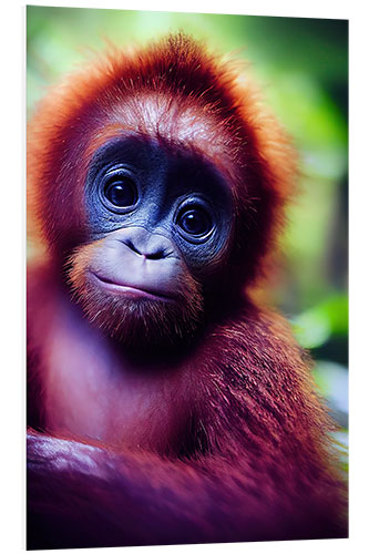 Foam board print Baby Orangutan